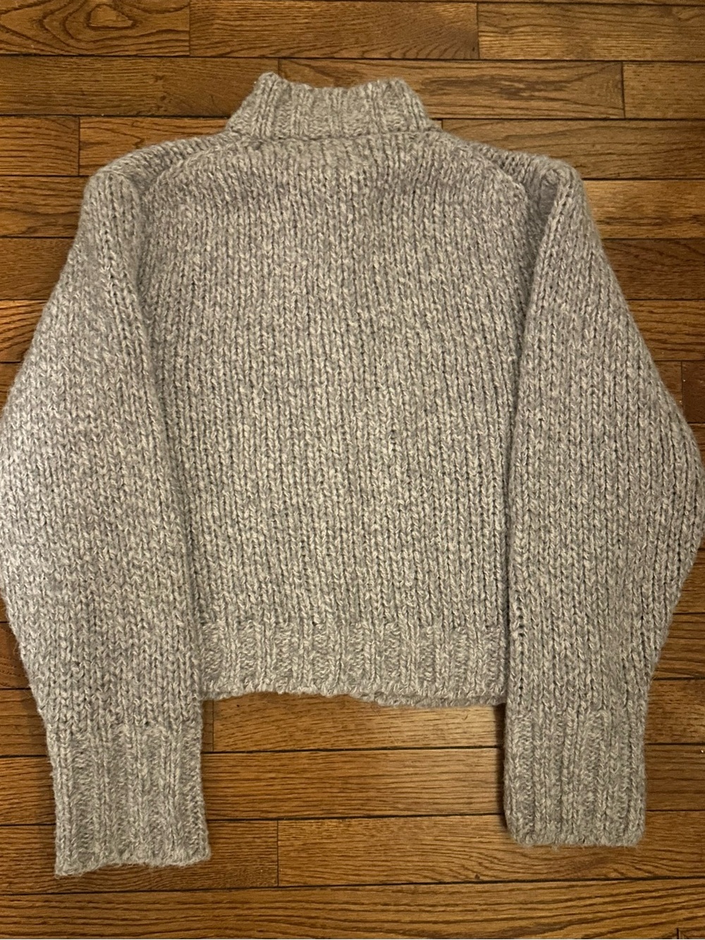 Meijong Park Lavender Chunky Knit Button-Front Sweater - Picture 3 of 5